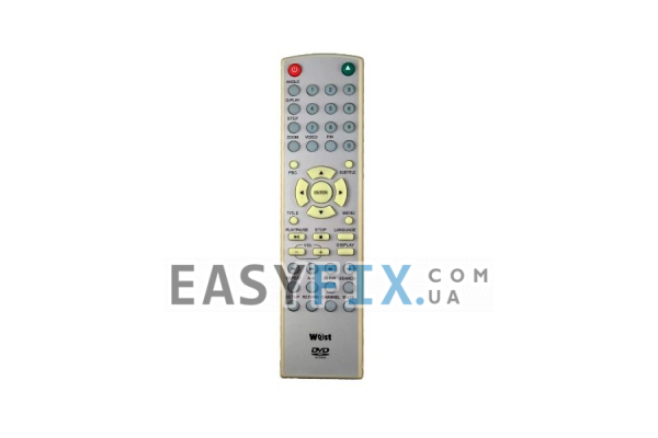Пульт дистанційного керування для DVD-програвача West DVX5121