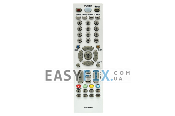 Пульт дистанційного керування для телевізора LG AKB73655833