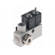 Блок электромагнитного клапана для вакууматора Henkelman 370816 (2 катушки) VA12 24V AC