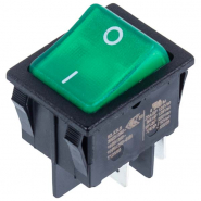 Выключатель (одинарный) для бойлера KCD4 (250V, 16A), 4 контакта