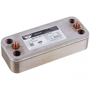 Теплообменник пластинчатый (16 пластин) Zilmet для газового котла Biasi M290 BI1001102