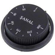 Ручка регулировки термостата Sanal D=45mm (50-250°C) для духовки та плити