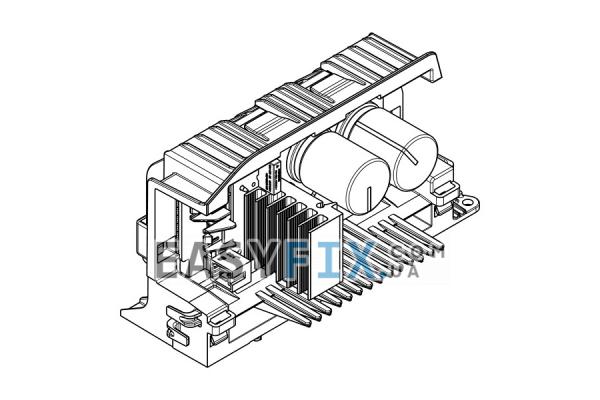 AEG 140112864362 Модуль управления двигателя (инвертор) для стиральной машины