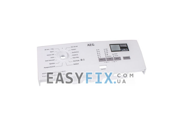 AEG 140196378016 Кришка панелі управління для вертикальної пральної машини