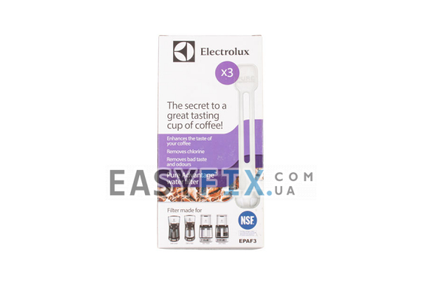 Набор фильтров очистки воды EPAF3 900167290 (угольный, 3шт) для кофеварки Electrolux