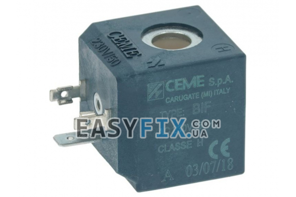 Катушка электромагнитного клапана для гранитора CAB FABY 371188 BIF-R H688 220V AC 17VA CEME