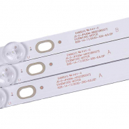 Комплект LED підсвітки JS-D-JP43DM-A81EC + JS-D-JP43DM-B82EC (MS-L2317-A/B V5) для телевізора 43&quot;